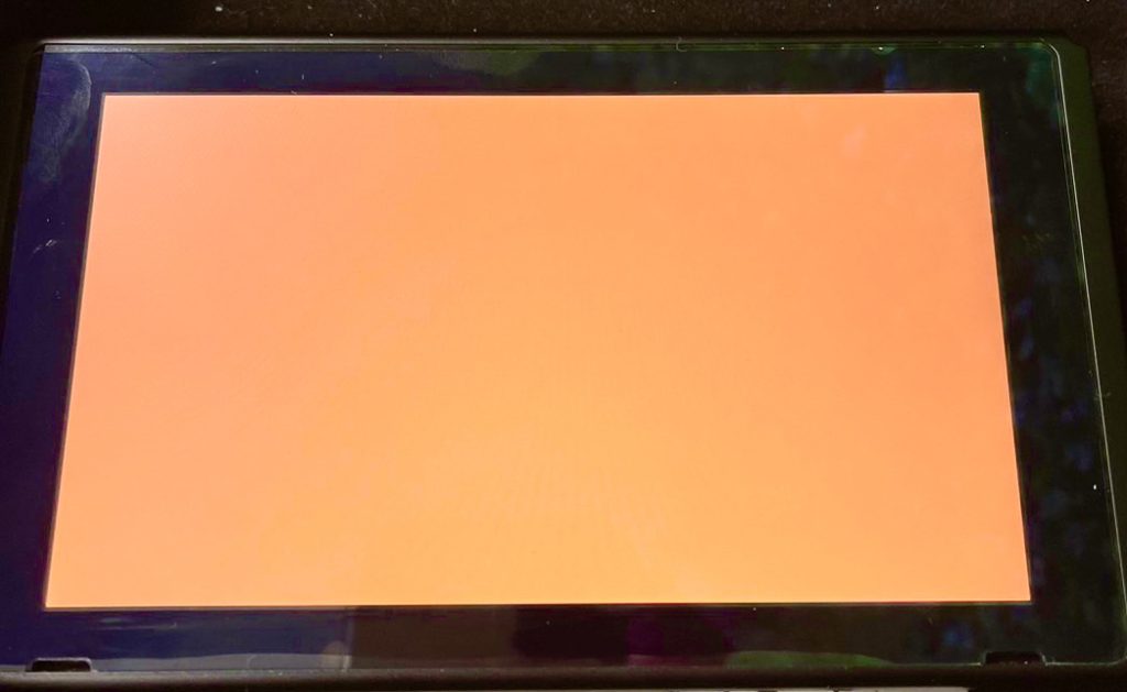 Nintendo Switch（ニンテンドースイッチ）】画面がオレンジ色に！？お