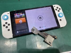 任天堂Switch 有機ELモデル ゲームカードスロット交換