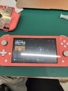 switch Lite 品川 ブルースクリーン