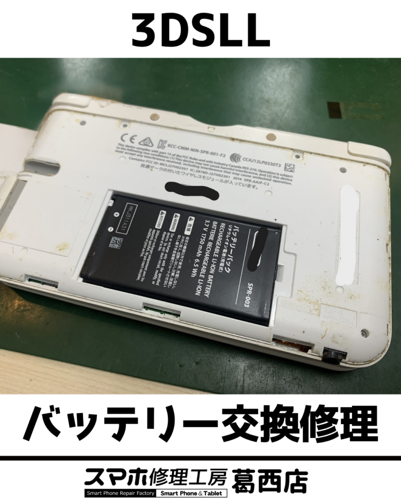 裏蓋を開けたところ