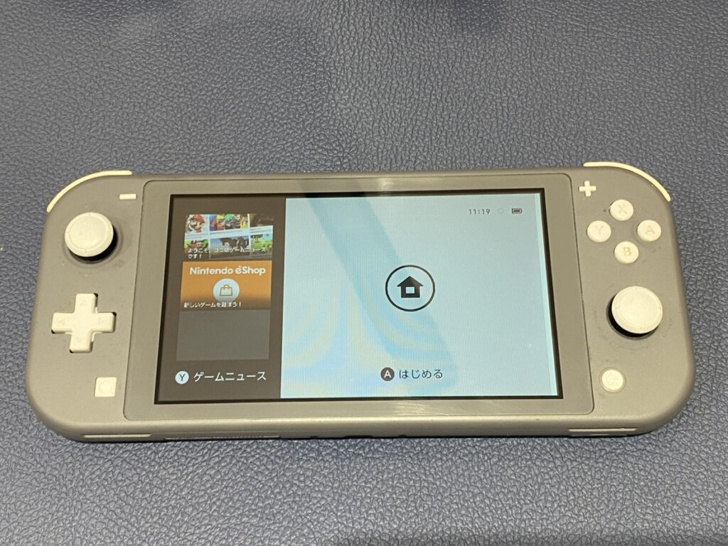 Nintendo Switch Lite ターコイズ　液晶のみ不良 液晶不良が起こってしまったNintendo Switch Lite（ニンテンドー