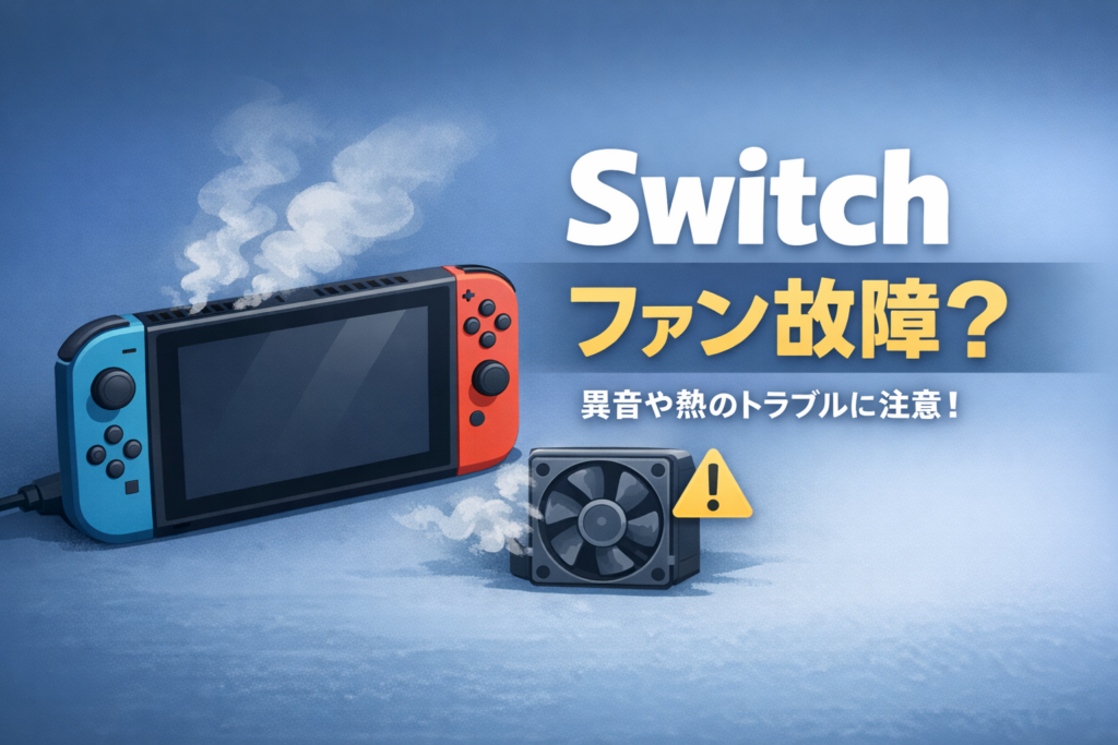 Nintendo Switch(スイッチ)から変な音がする…ファン故障のサインかも